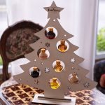 Albero di Natale con 7 Palline con liquore da 50 ml